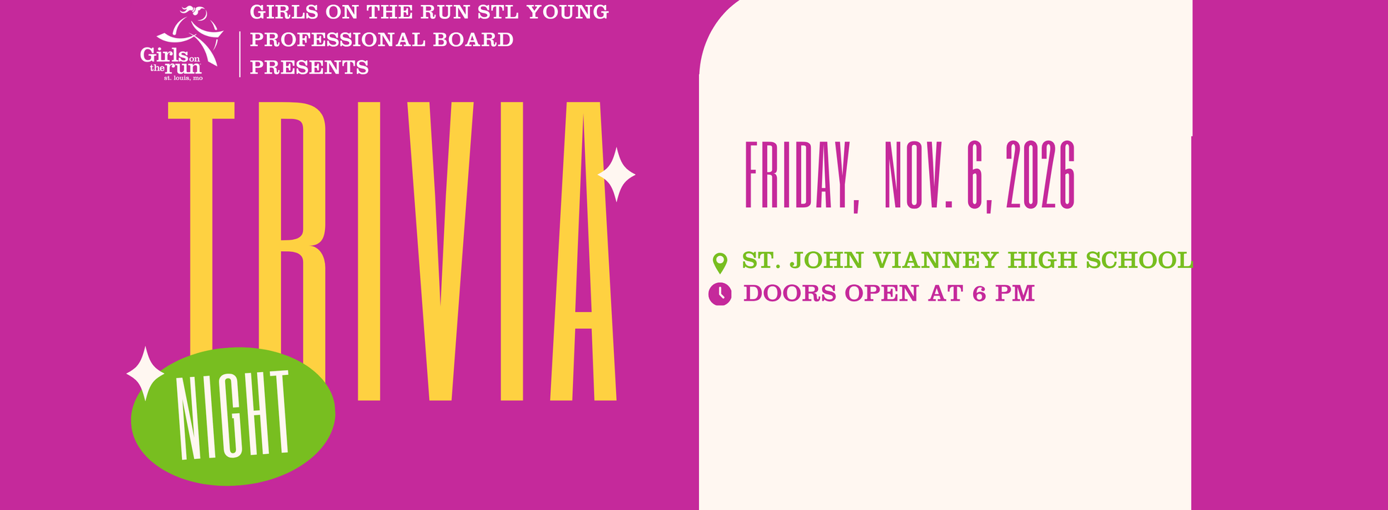 Girls on the Run St. Louis Trivia Night and Auction